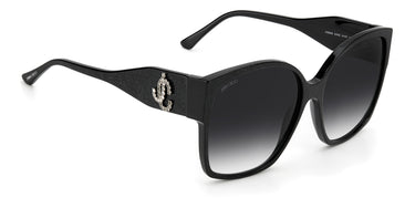 Women Jimmy Choo Sunglasses: NOEMI/S - Glitter Black(2) - SpecSMART Eye Clinic (Diagonal View)